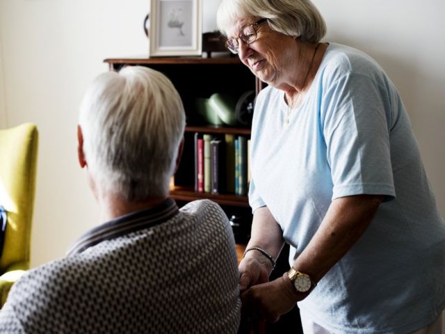 An option for elderly couples is to age in place in their own home