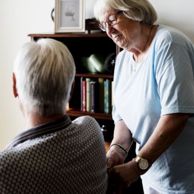 An option for elderly couples is to age in place in their own home